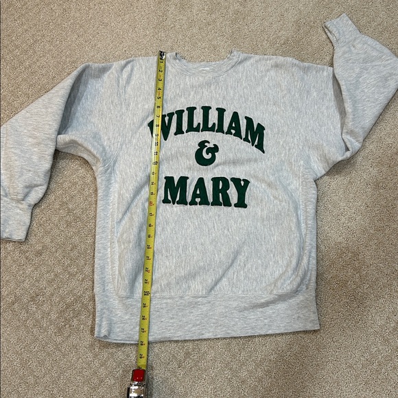 Vintage 80s Champion Reverse Weave William & Mary Sweatshirt Made in USA XL - Picture 8 of 12